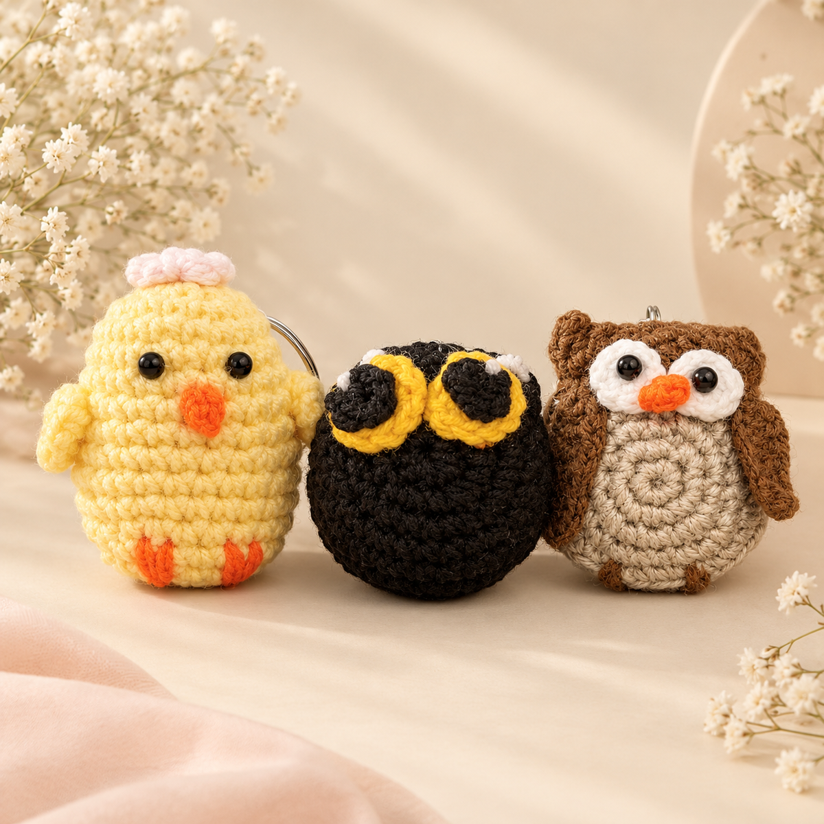 Keychain Bundle | Set (Pack of 3)