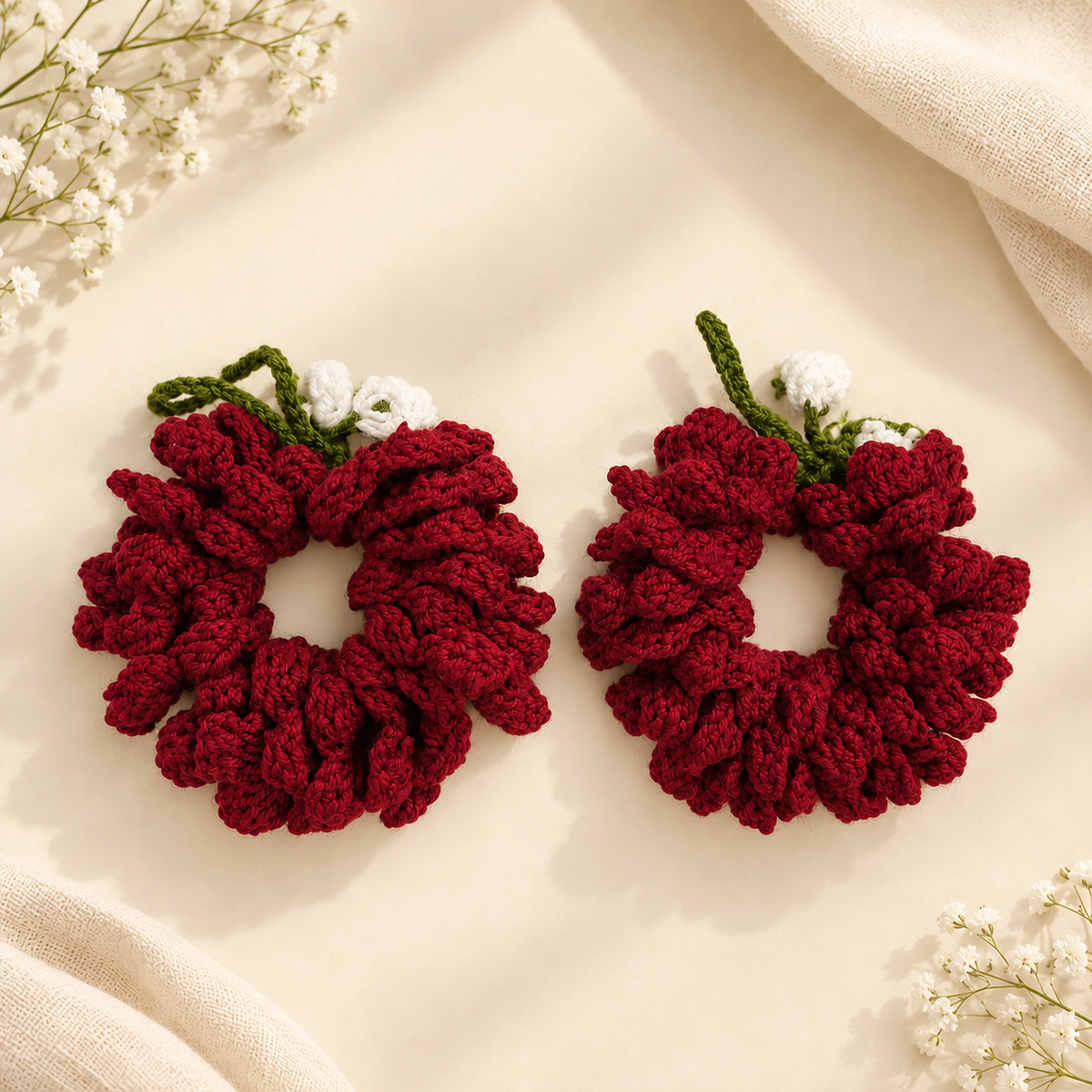 Handmade crochet gajray by Yarnbloompk