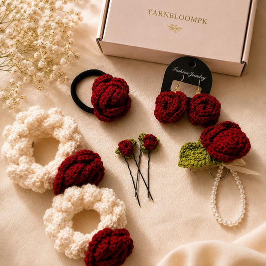 bloombox with pair of gajras by yarnbloompk